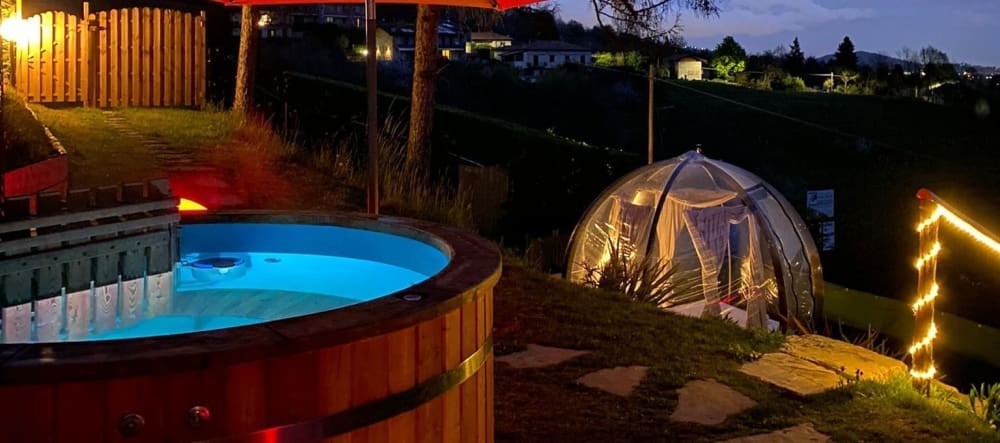 weekend wellness bubble room bergamo